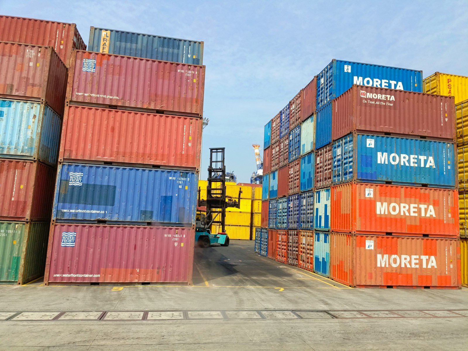 Container terminal, Port of Manila.